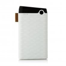Cager B089 6000mAh Ultra Slim USB Power Bank for Smartphones Tablet PC White