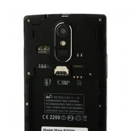 Tengda P3000T Smartphone 4G LTE MTK6592T 2.0GHz 2GB 16GB NFC Fingerprint 5.0 Inch-Black