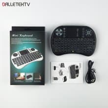 I8 mini Wireless 2.4G gaming keyboard backlit French With TouchPad Mouse for Tablet Mini PC TVBOX
