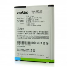 3000mAh Original Large Battery + Matched Back Shell Case for Neken N6 Smartphone