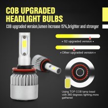 H11 LED Headlight Bulbs, 6500K 8000 Lumens Extremely Super Bright H8 H9 COB LED Chips Conversion Kit,Xenon White