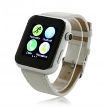 Atongm AW08 Bluetooth Watch Smart Watch with Call MMS Pedometer Anti-lost White