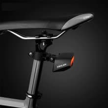 Meilan X5 Bike Intelligent Diversion Brake Wireless Taillight High Brightness USB Charging Dual Colors Light - Black