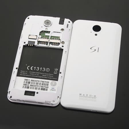 UMI S1 Smartphone MTK6589 Quad Core Android 4.2 5.0 Inch HD Screen 1GB 4GB - White