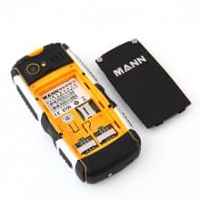 MANN ZUG S Value Phone 2.0 Inch IP67 Dual SIM Card Bluetooth FM Camera Black & Yellow