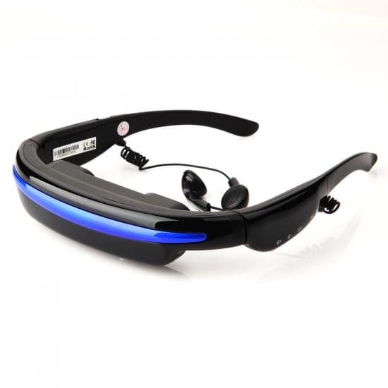 Virtual Private Theater System 52\'\' 4:3 Display HD 3D Stereo 4GB Flash Video Glasses