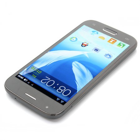 I9500 Smartphone Android 2.3 OS SC6820 1.0GHz 5.0 Inch Camera- Grey