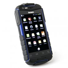V5 Shockproof Smart Phone Android 2.3 MTK6515 1.0GHz WiFi 3.5 Inch Touch Screen Blue