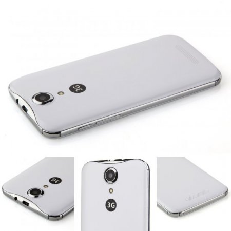 Tengda I8 Smartphone Android 4.4 MTK6572W Dual Core 5.0 Inch QHD Screen White