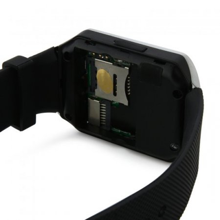 Otium Gear S Watch Style Phone Single SIM Card BT Sync Pedometer Sleep Moniter Black