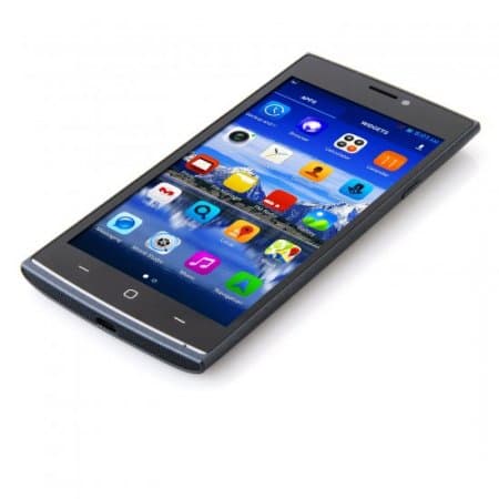 JIAKE V17 Smartphone Android 4.2 MTK6572W 5.0 Inch QHD Screen 3G GPS Black