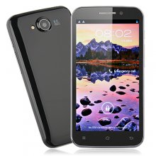 CAESAR H7500+ Smart Phone MTK6589 Quad Core 5.0 Inch IPS HD Screen Android 4.1 5.0MP Front Camera- Black