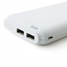 Cager B20000 Double USB Port 20000mAh Smart Power Bank For Smartphones Tablet PC White