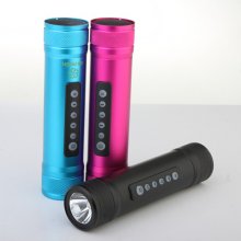 Portable Power Bank Media Sound Box Flashlight For MobilePhone