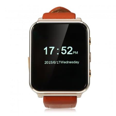 iLepo 400 Watch Phone Smart Bluetooth Watch MTK6261A 1.54 Inch for Android iOS Gold