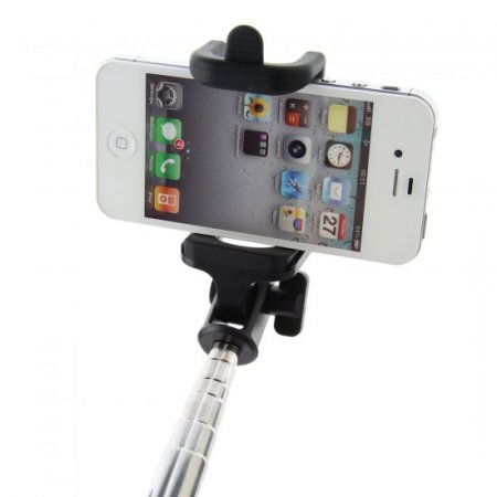 Dispho Original Bluetooth Selfie Stick Integrated Foldable Smart Shooting Aid Blue
