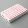 Le touch 4000mAh Universal Power Stone Power Bank Double USB for iPhone iPad Smart Phone Tablet- Pink