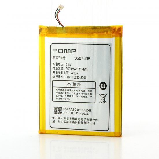 3000mAh Original Battery for Pomp C6 Smartphone