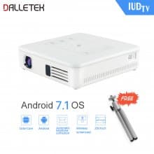 Mini Projector Android 7.1 Syetem With WIFI Bluetooth With One Year European IUDTV Channels.