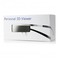 42" Virtual Screen Personal 2D/3D Viewer Video Glasses Cinema Theater 16:9 with AV-In