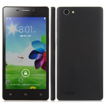 X2 Smartphone Android 4.4 MTK6572W 5.0 Inch QHD Screen Smart Wake Black