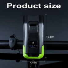 Smart Induction Bicycle Lights USB Rechargeable 4000mAh Bike Front Light Lamp With Horn Function