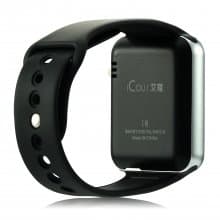 iCou I6 Smart Watch Phone 1.54 Inch Touch Screen Bluetooth Camera FM Black