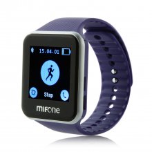 MIFone W15 2.5D Sapphire Glass Smart Bluetooth Watch 1.5"Screen TPSiV Safe Strap Purple