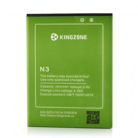 KINGZONE N3 4G LTE Android 4.4 Quad Core 5.0 Inch NFC Fingerprint Identification- Black