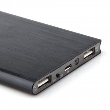 IHT P-18 18000mAh Dual USB Power Bank for iPhone iPad Smartphone - Black