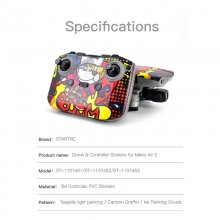 Mavic Air 2 Protective Film Stickers Waterproof Scratch-proof Decals Full Body remote control battery sticker Animated graffiti