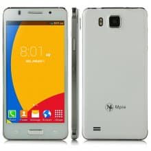MP S168 Smartphone Android 4.4 MTK6572W 5.0 Inch Smart Wake White