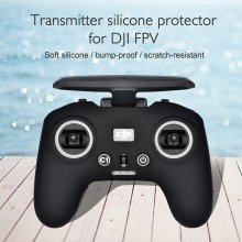 Silicone Cover Case for DJI FPV Combo Remote Controller Protector Skin Sleeve Drone Accessorry Colorful Sticker Neck Lanyard