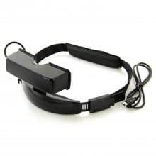 27" Virtual Screen Personal 2D/3D Viewer Headband Video Glasses Cinema 16:9 with AV-In