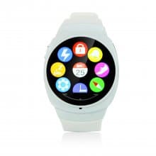 UWATCH UO 1.3 Inch Bluetooth 4.0 Waterproof Support Remote Control for Smartphone White