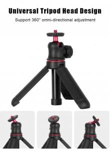 Selfie Stick Tripod, Redefined Phone Tripod Compatible Extendable Cell Phone Tripod Stand Camera Tripod with 360°Ball Head,Suitable for Camera,Video Light and Cell Phone