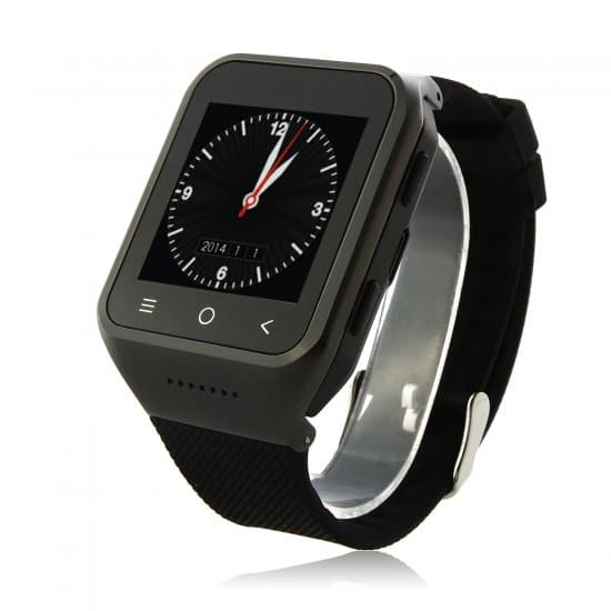 ZGPAX S8 Watch Phone Android 4.4 MTK6572W Dual Core 1.54 Inch 3G 512MB 8GB GPS Black - Click Image to Close