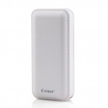 Cager B069 5000mAh Dual USB Power Bank for iPhone iPad Smartphone White
