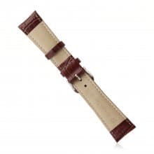 Crocodile Split Leather Buckle Watch Bands Straps For Apple Watch 38mm&42mm Brown