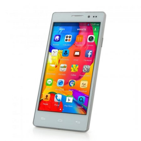 Tengda N908 Smartphone Android 4.4 MTK6572W 5.0 Inch 3G GPS Smart Wake White