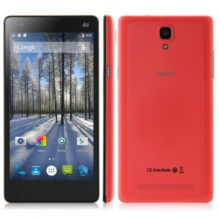 Mstar S100 4G Smartphone Android 5.0 64bit MTK6732 Quad Core 5.5 Inch HD Screen Red