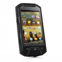 Tengda V6 Smartphone IP68 Android 4.2 MTK6572W 4.0 Inch PTT SOS Black