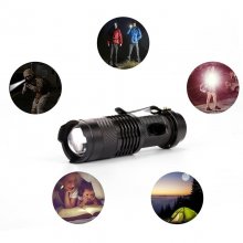 Bike Light Ultra-Bright Zoom Bicycle Front LED Flashlight Lamp USB Rechargeable Cycling Light By