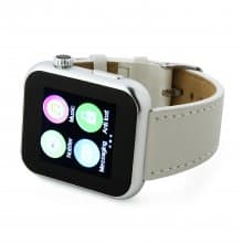 Atongm AW08 Bluetooth Watch Smart Watch with Call MMS Pedometer Anti-lost White