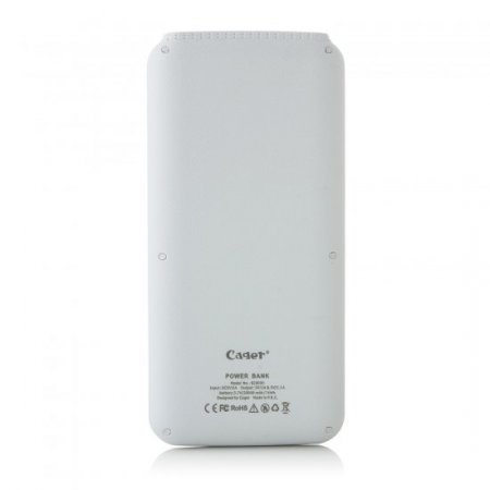 Cager B20000 Double USB Port 20000mAh Smart Power Bank For Smartphones Tablet PC White