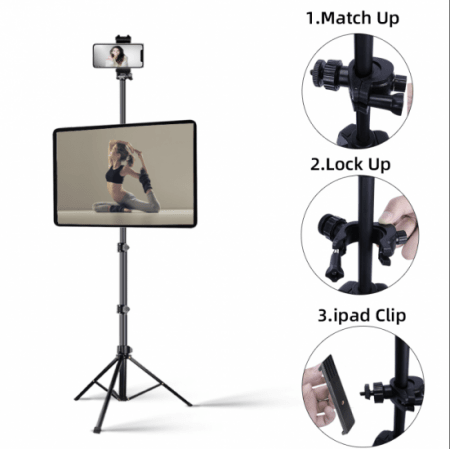 Mobile phone lazy bracket ipad tablet bedside bed universal support floor live photo recording video tripod