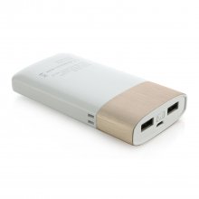 ADO KPOW8 9000mAh QC2.0 Two-way Quick Charge Power Bank Dual USB Output White