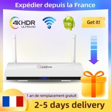 Leadcool Android TV Box H.265 4K Media Player Gift 30 Days French Full HD Live Movies Free Watch