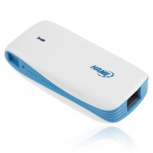5200mAh Portable Mini 2 in 1 Mobile Power Bank 3G Wireless Router for iPhone iPad Cell Phone Tablet