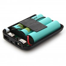 Cager B15 7200mAh Dual USB Power Bank for iPhone iPad Smartphone Black